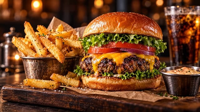 Burger & Fries