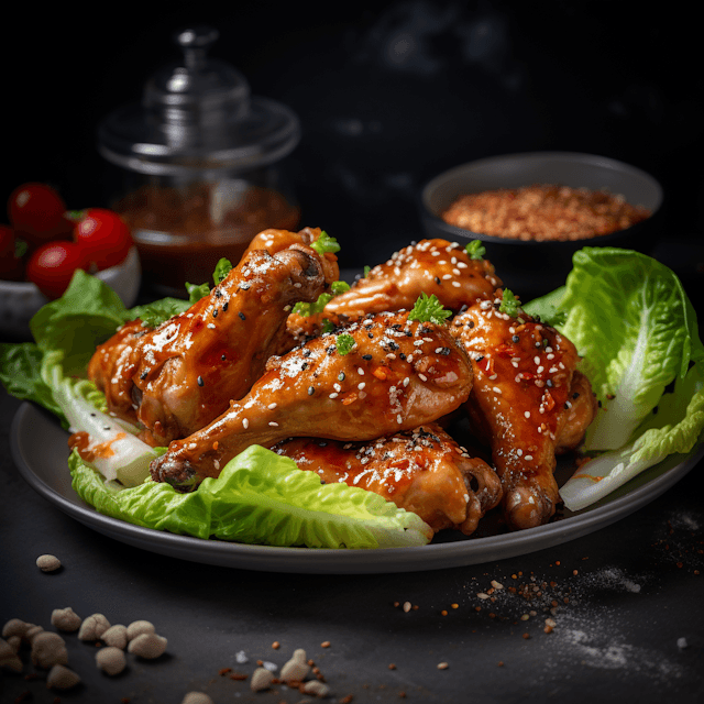 Chicken Drumsticks with Sesame and Herbs